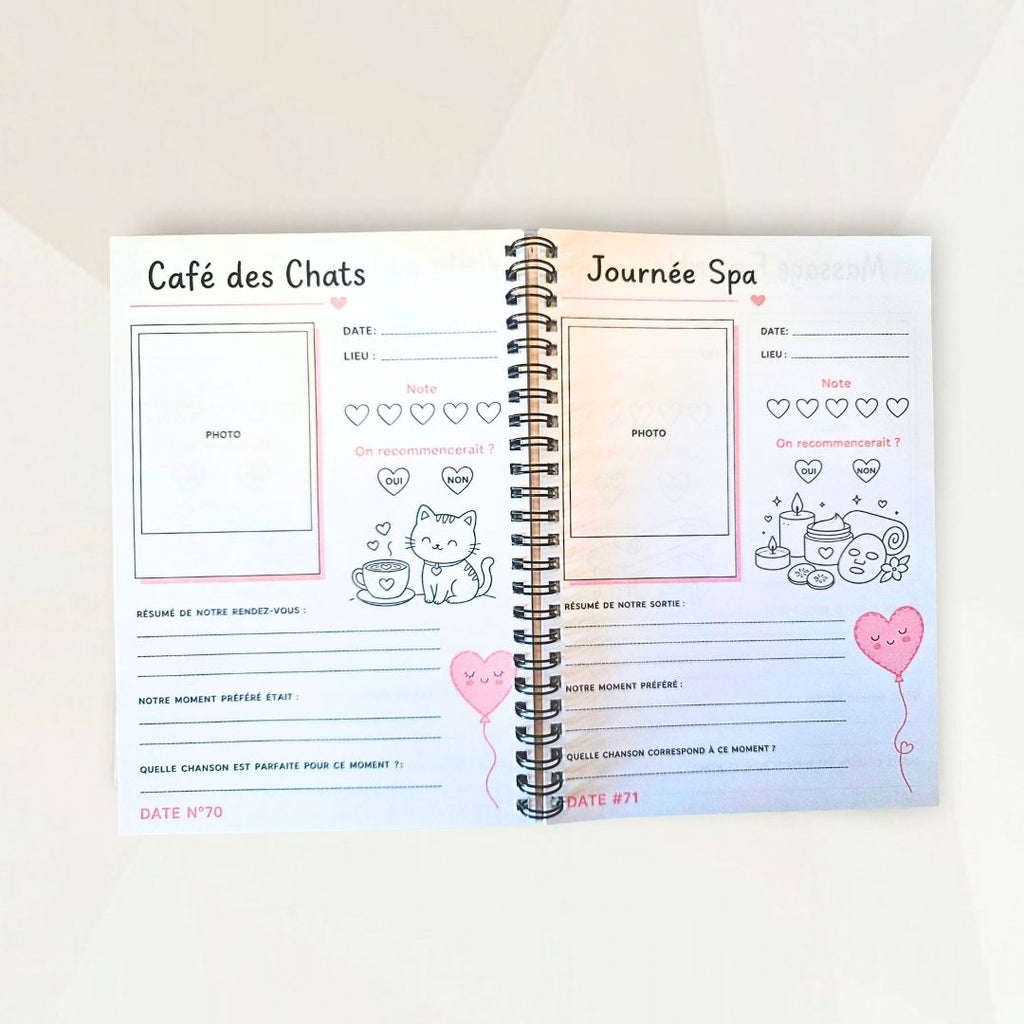 Carnet Couple - 100 rendez-vous à vivre ensemble