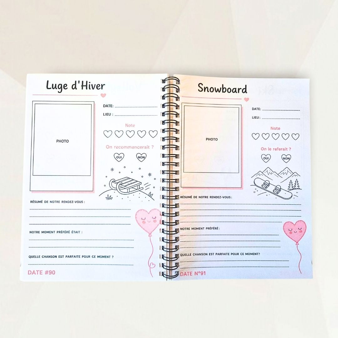 Carnet Couple - 100 rendez-vous à vivre ensemble