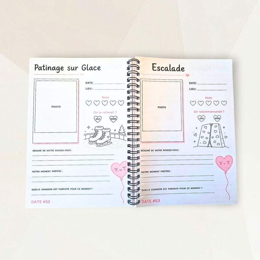 Carnet Couple - 100 rendez-vous à vivre ensemble