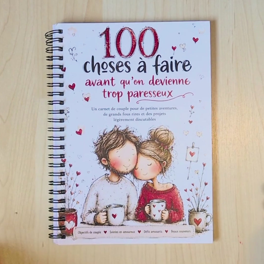 Carnet Couple - 100 rendez-vous à vivre ensemble